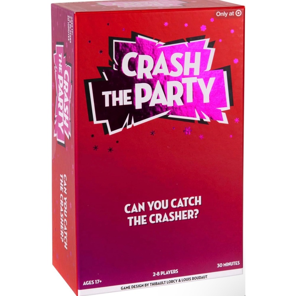 Crash The Party Social Deduction Board Game Target Exclusive 2-8 Players Ages 17